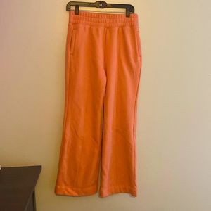 Fabletics coral flare sweat pants with pockets